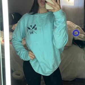 Bright Blue Newport RI Sweater